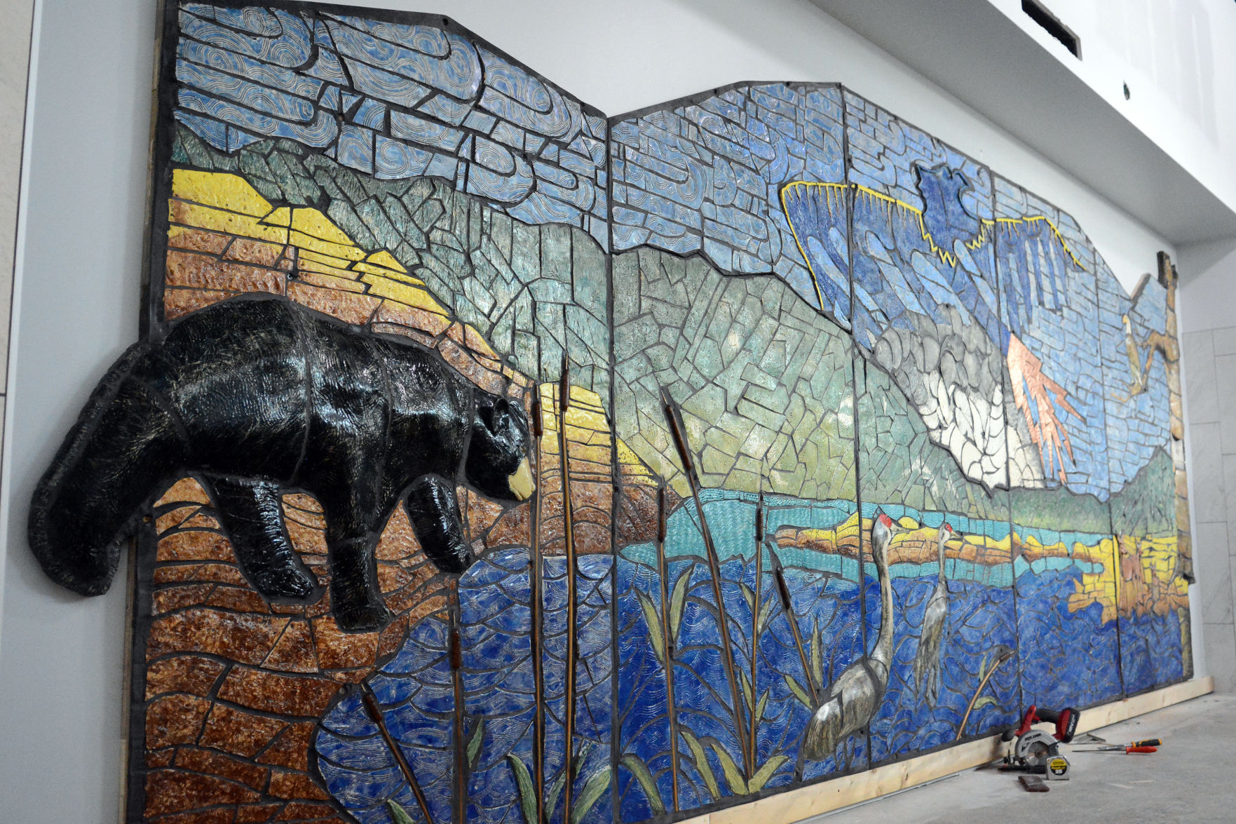 Little Eagle Arts Foundation mural for Baraboo middle school